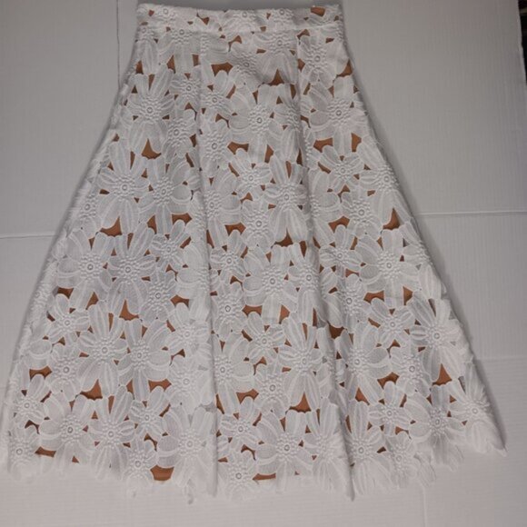 MICHAEL MICHAEL KORS FLORAL PRINT SKIRT - Picture 13 of 14